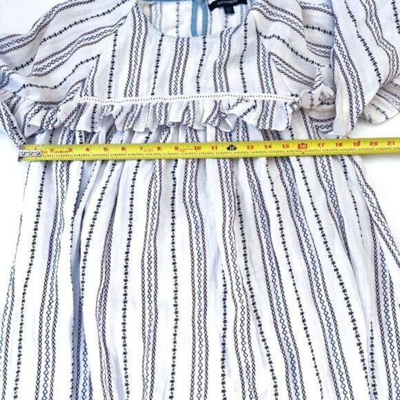 NEW ASOS embroidery smock mini dress small - Picture 11 of 15